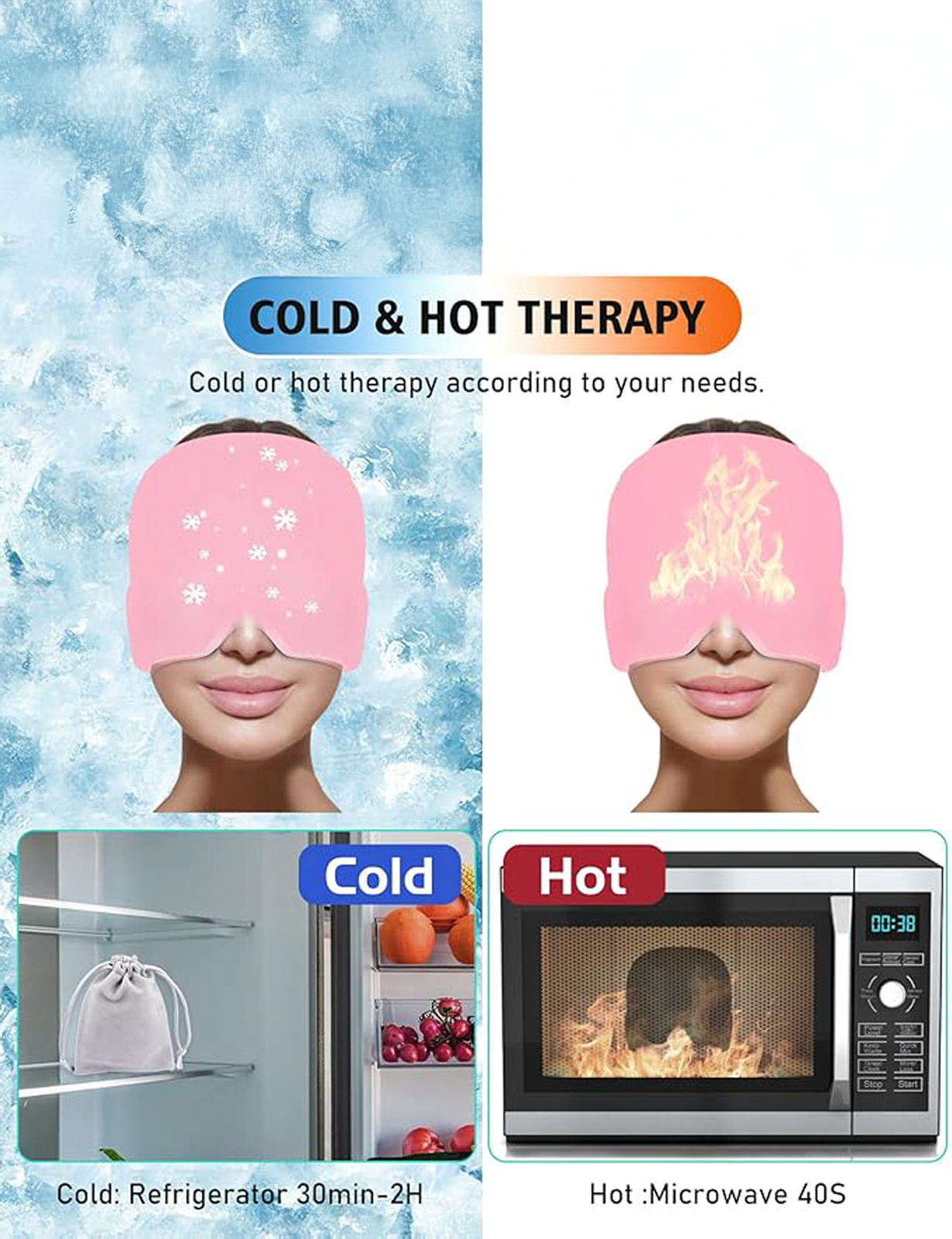 Headache relief cap
