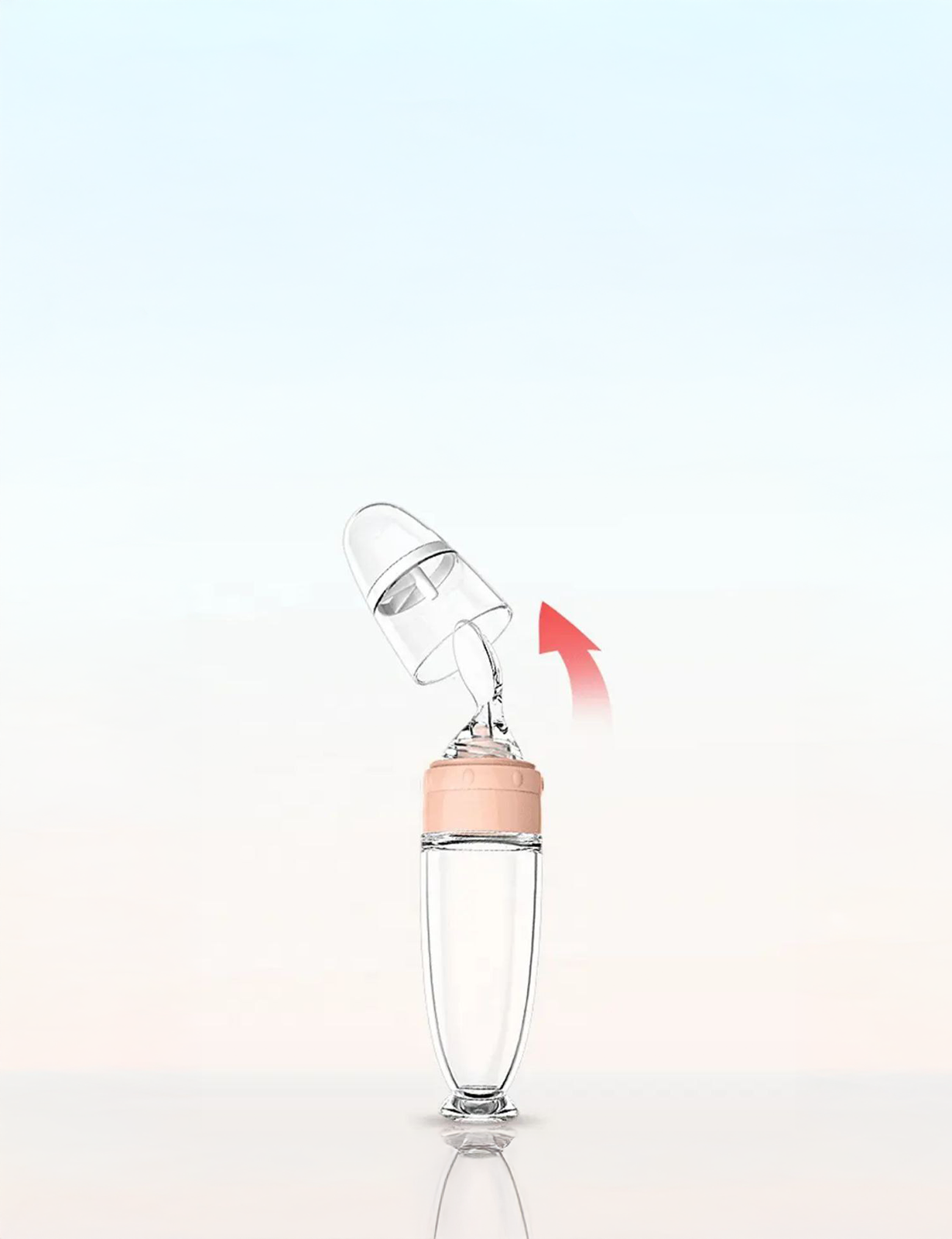 Squeeze spoon feeder