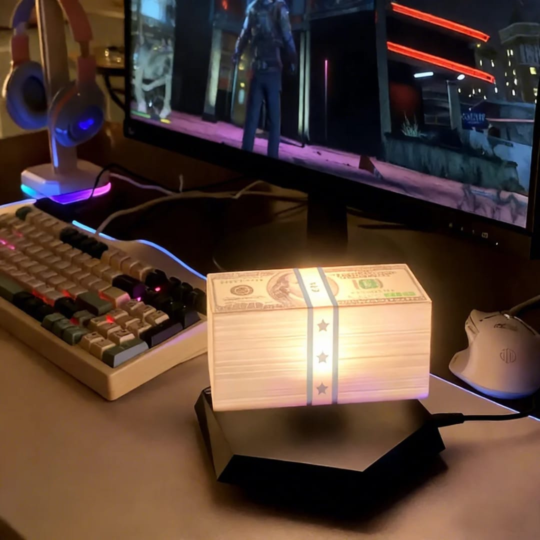 Floating Money Lamp